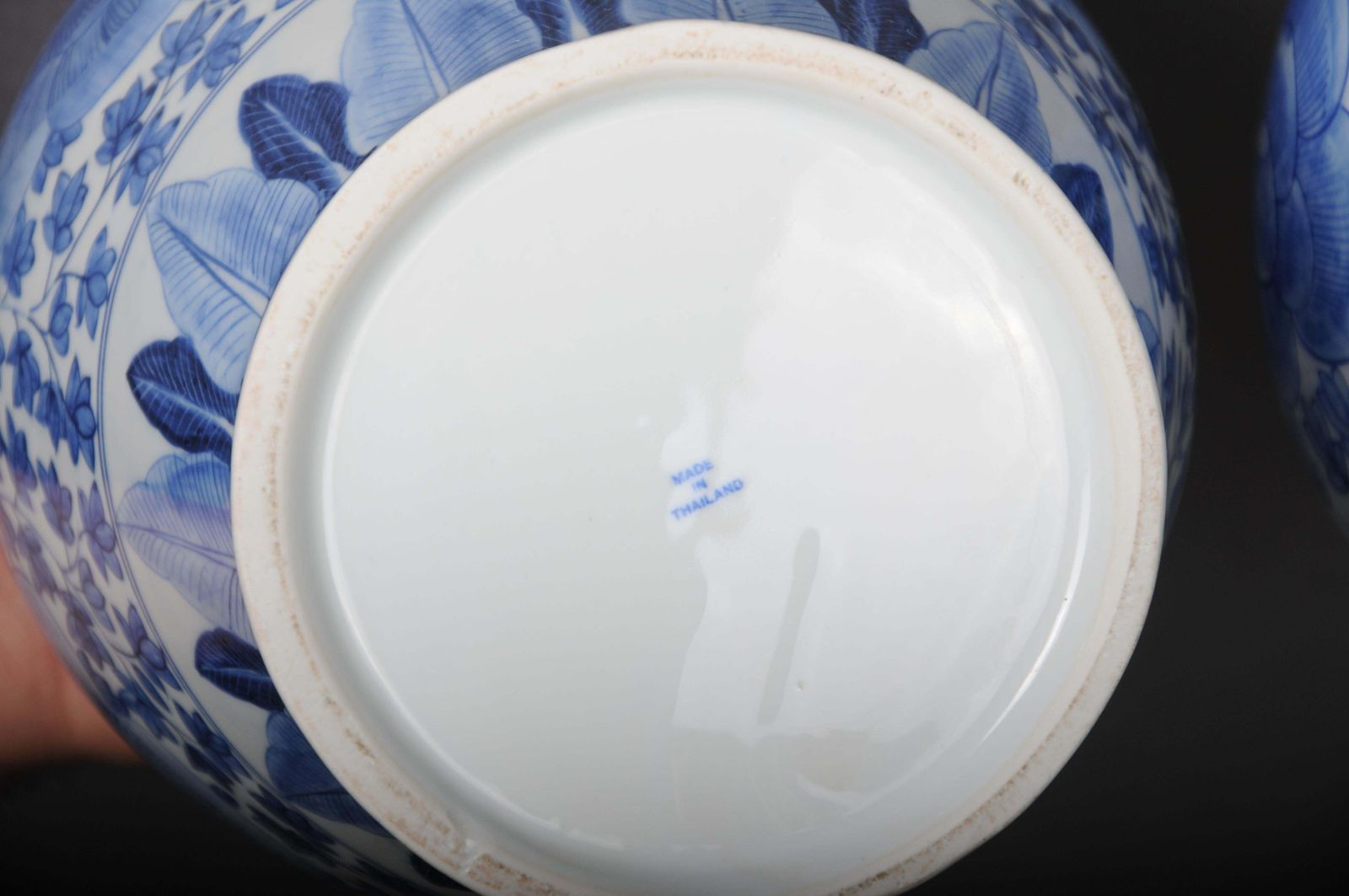 Pair Of Asian Lidded Vases, Porcelain, 20th Century. photo buy