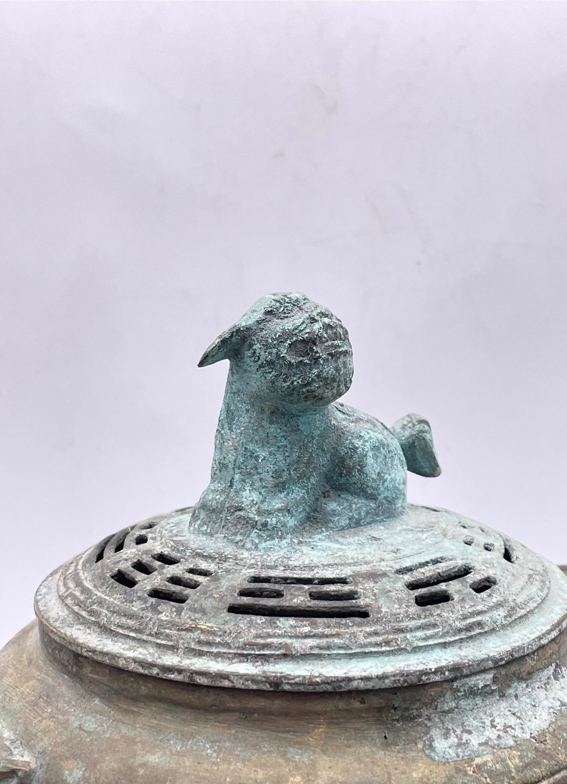 Antique China Bronze Incense Burner photo Home Decor