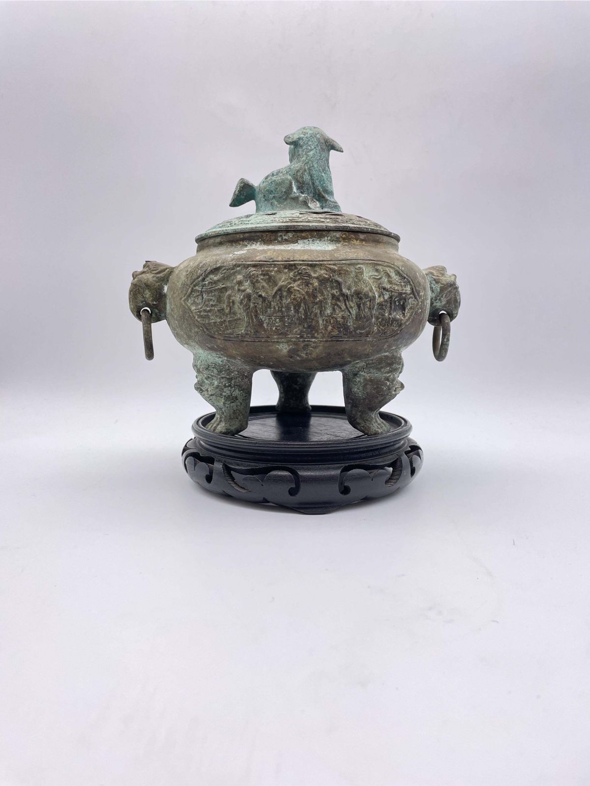 photo for sale Antique China Bronze Incense Burner