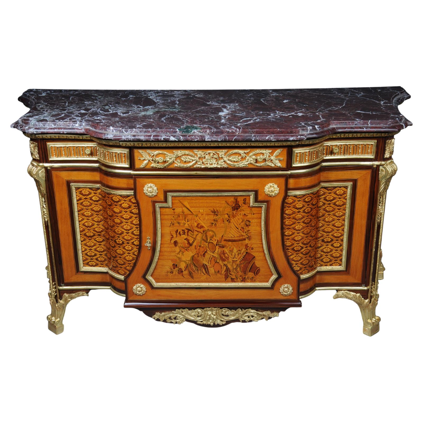 Royal Commode/Chest Of Drawers After Jean Henri Riesener