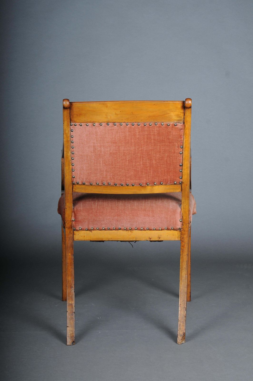 Antique Biedermeier Armchair From Around 1840, Birch photo Furniture