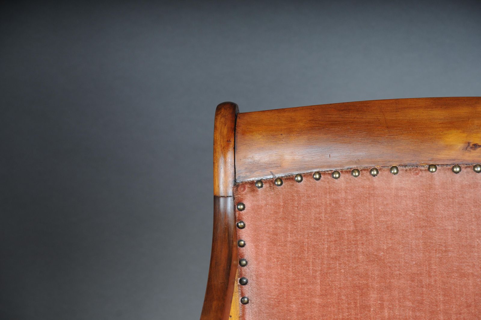 photo furniture Antique Biedermeier Armchair From Around 1840, Birch