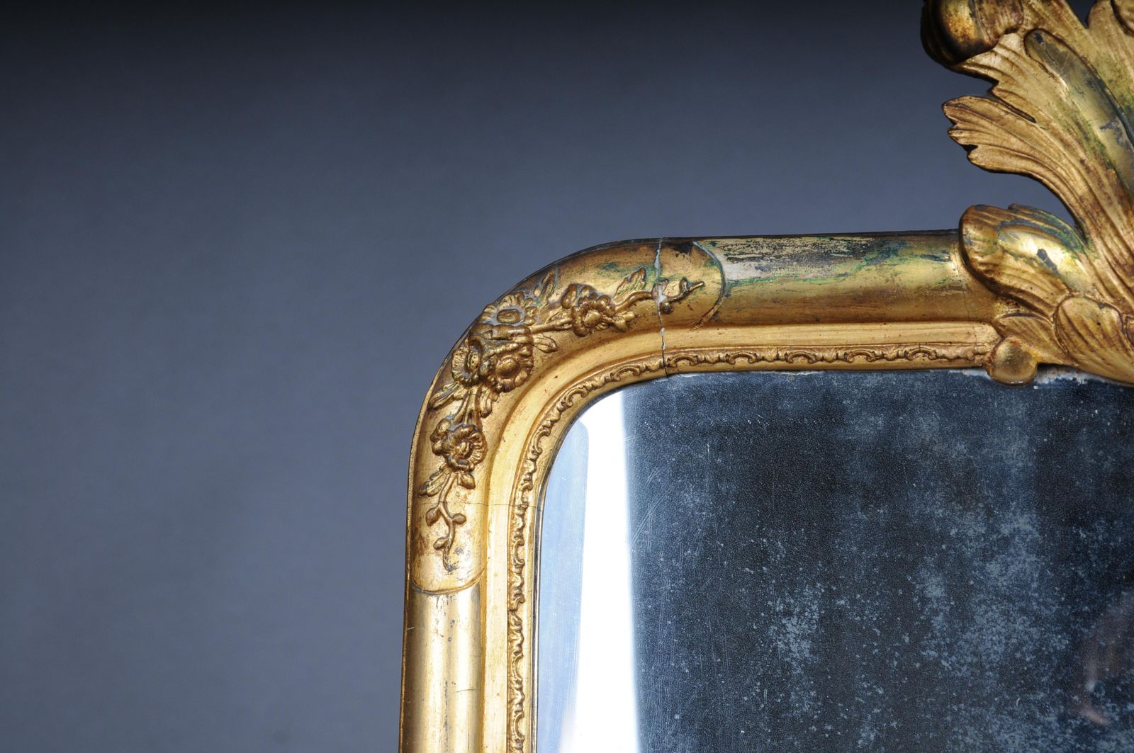 Antique Gold Wall Mirror From 1780 photo Home Decor