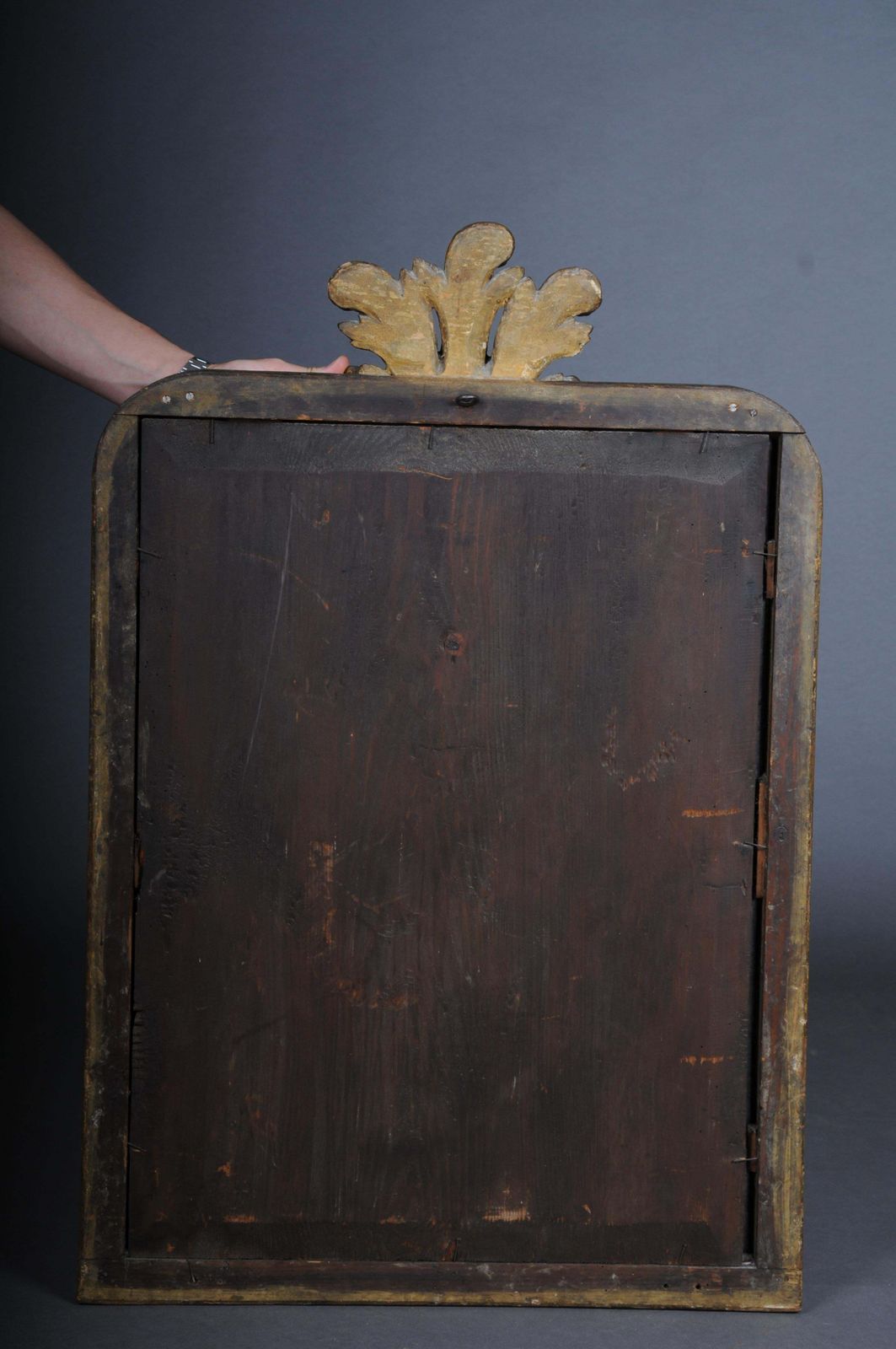 1355.0 Antique Gold Wall Mirror From 1780 photo
