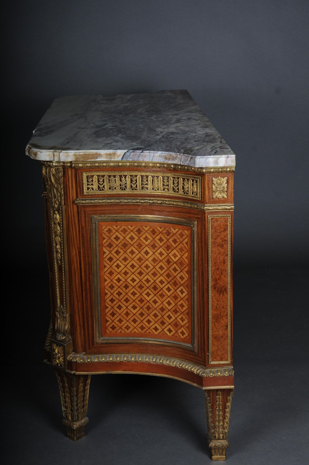 photo furniture Royal Dresser After J. H. Riesener, Paris From 1880, Gilded Bronze, Napoleon III