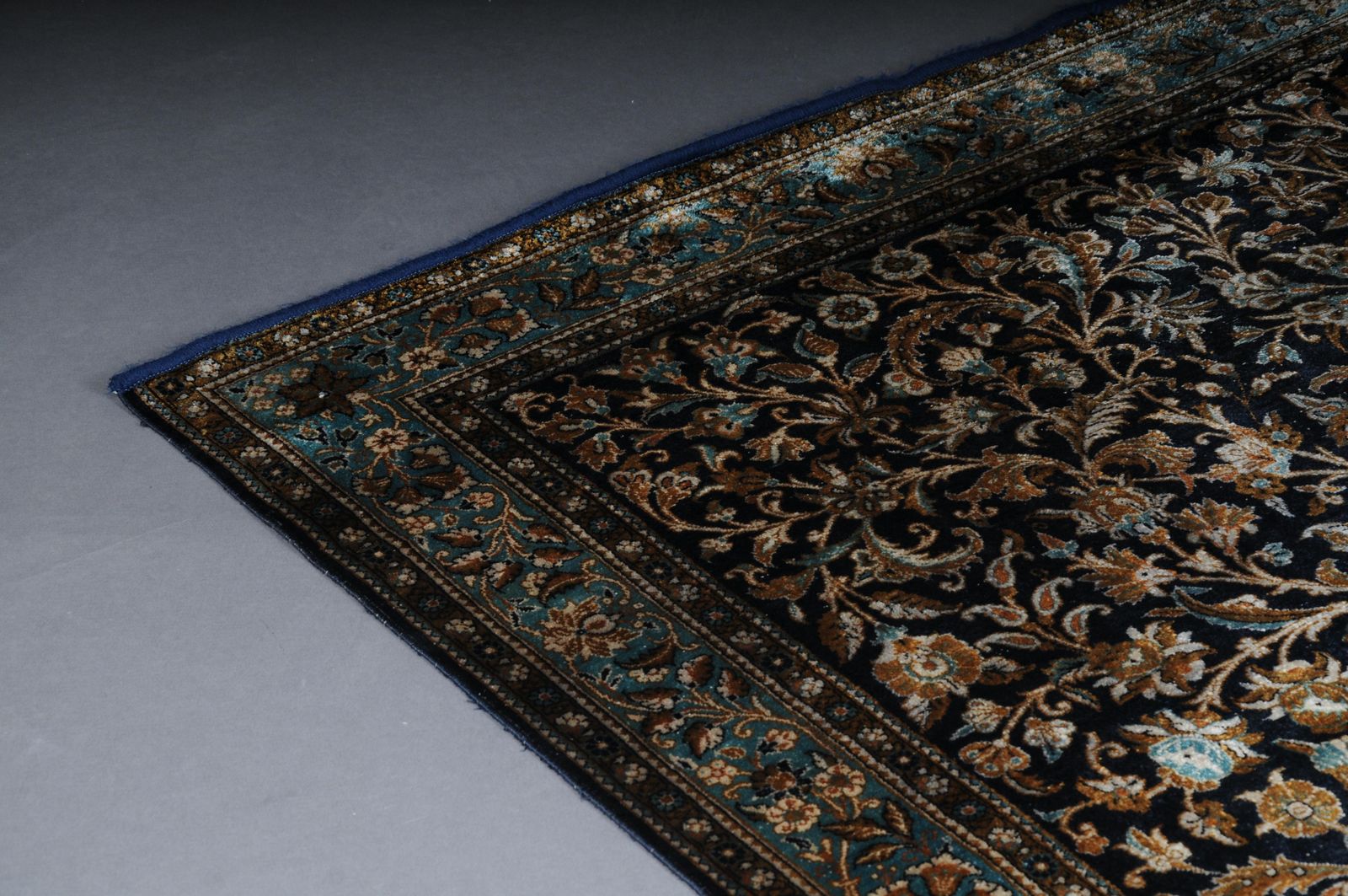 photo for sale Oriental Carpet/Bridge Silk Paradise Garden 20th Century