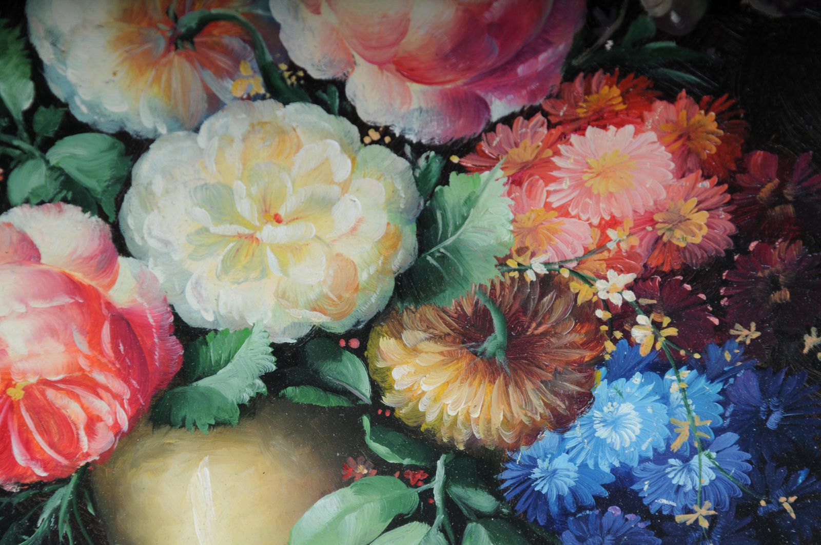 photo vintage 20th Century Oil Painting Still Life