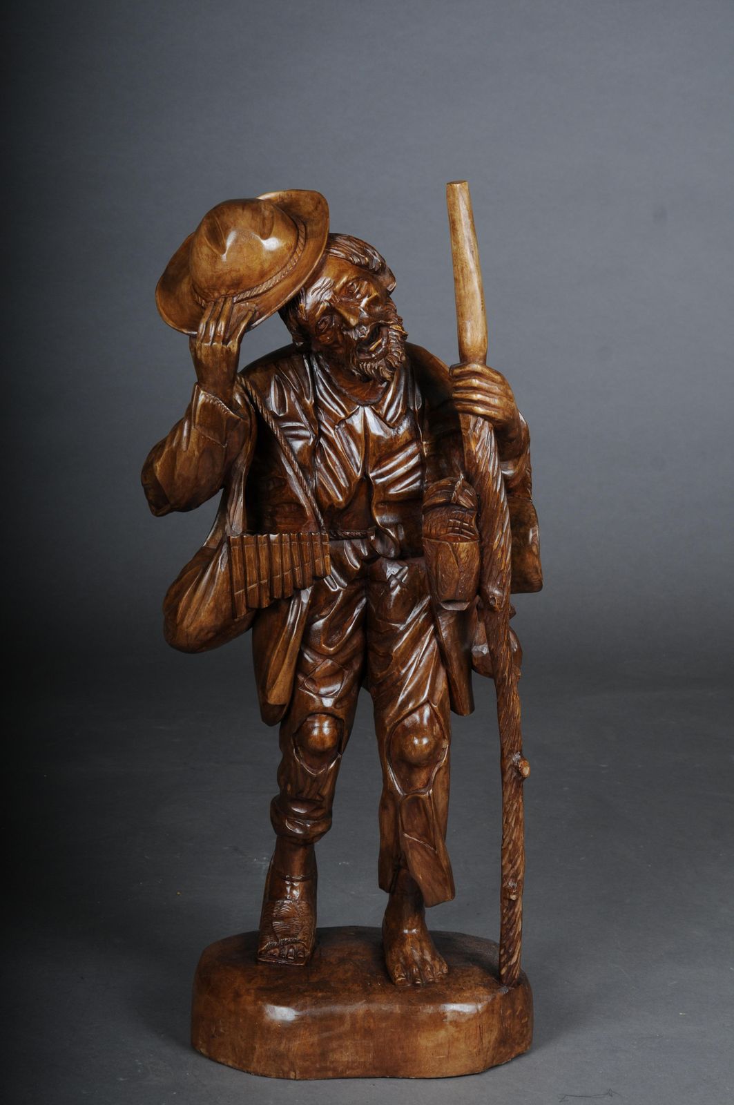 20th Century Wooden Sculpture, Ranger Made Of Lime Tree, Southern German photo furniture