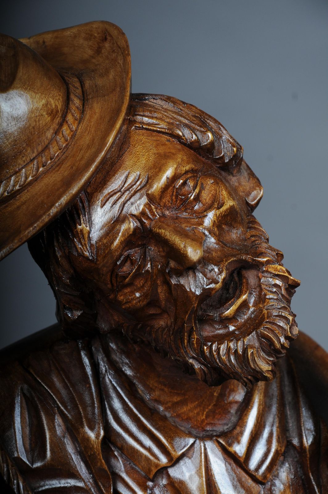 photo furniture 20th Century Wooden Sculpture, Ranger Made Of Lime Tree, Southern German