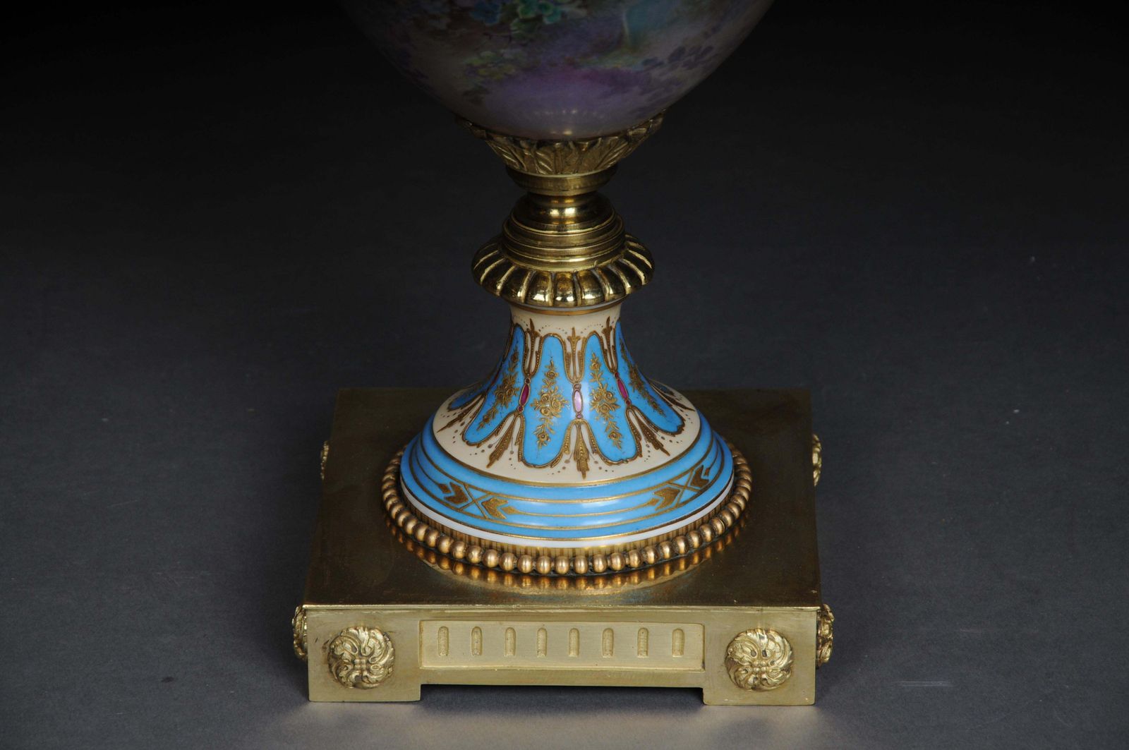 19th Century Monumental Sèvres Vase With Bronze Mounting photo 7457.0