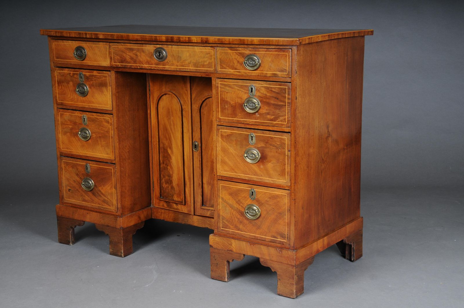 photo for sale Antique English Victorian Mahogany Desk Circa 1880