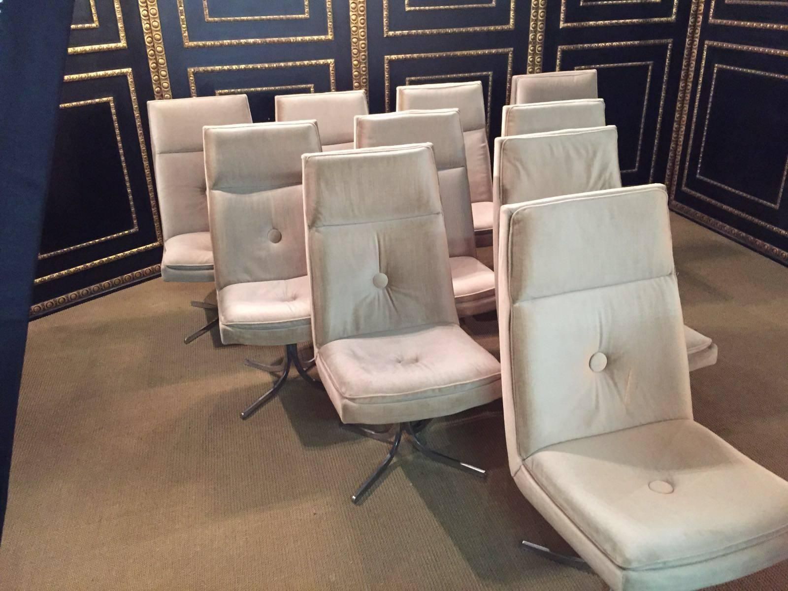 Ten Lounge Chairs Seventies Bauhaus, Germany, 1970s photo furniture