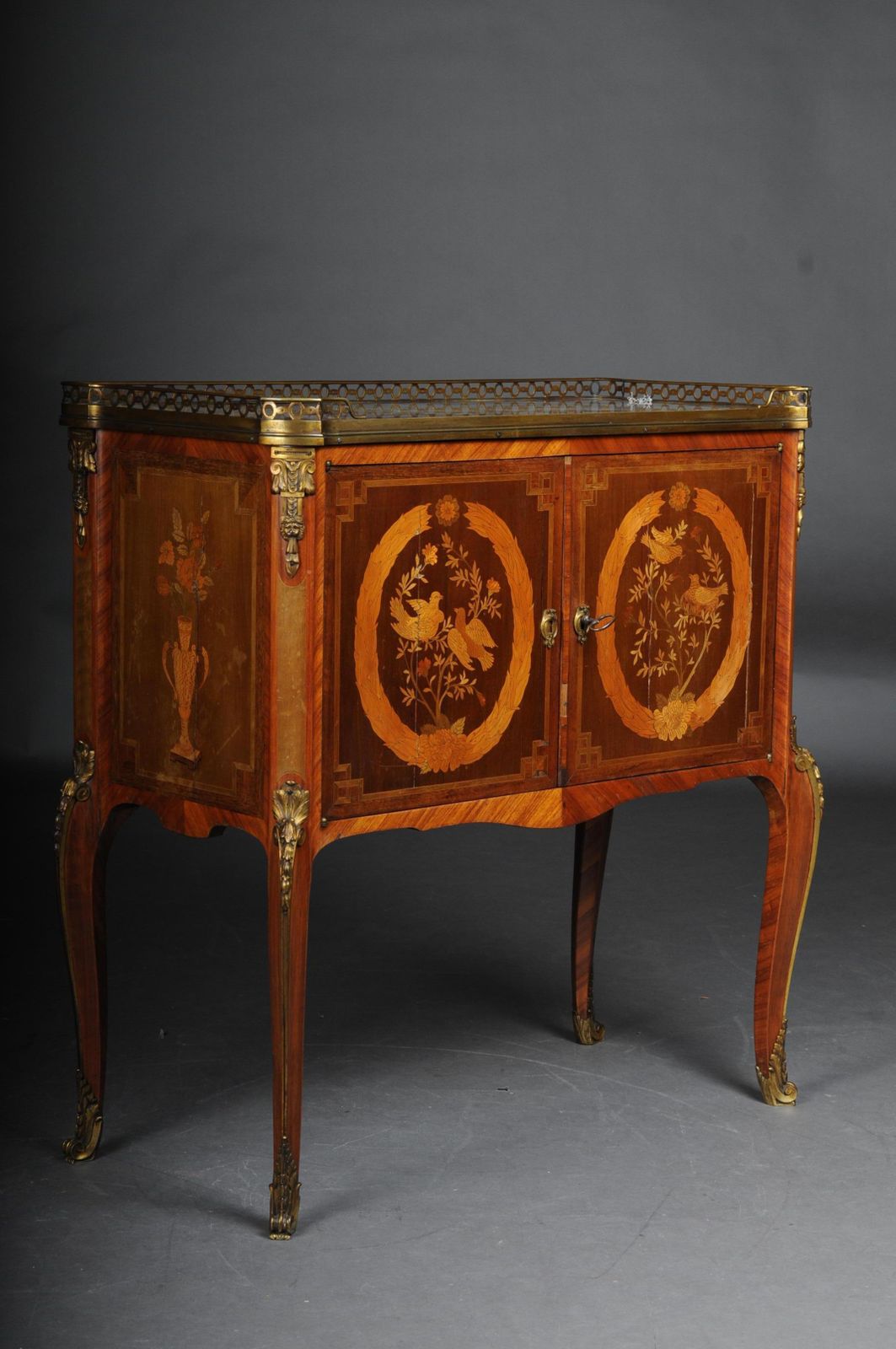 19th Century French Marquetry Dresser Transition, Napoleon III, Circa 1870 photo for sale