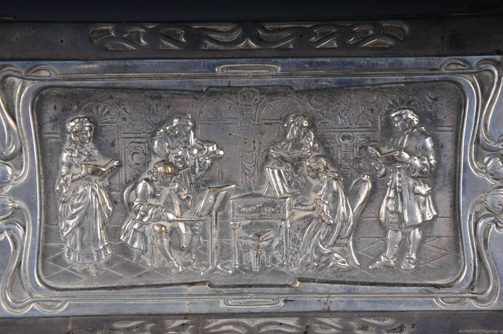 photo furniture Wmf Box Jewelry Chest Antique Art Nouveau Silvered Germany