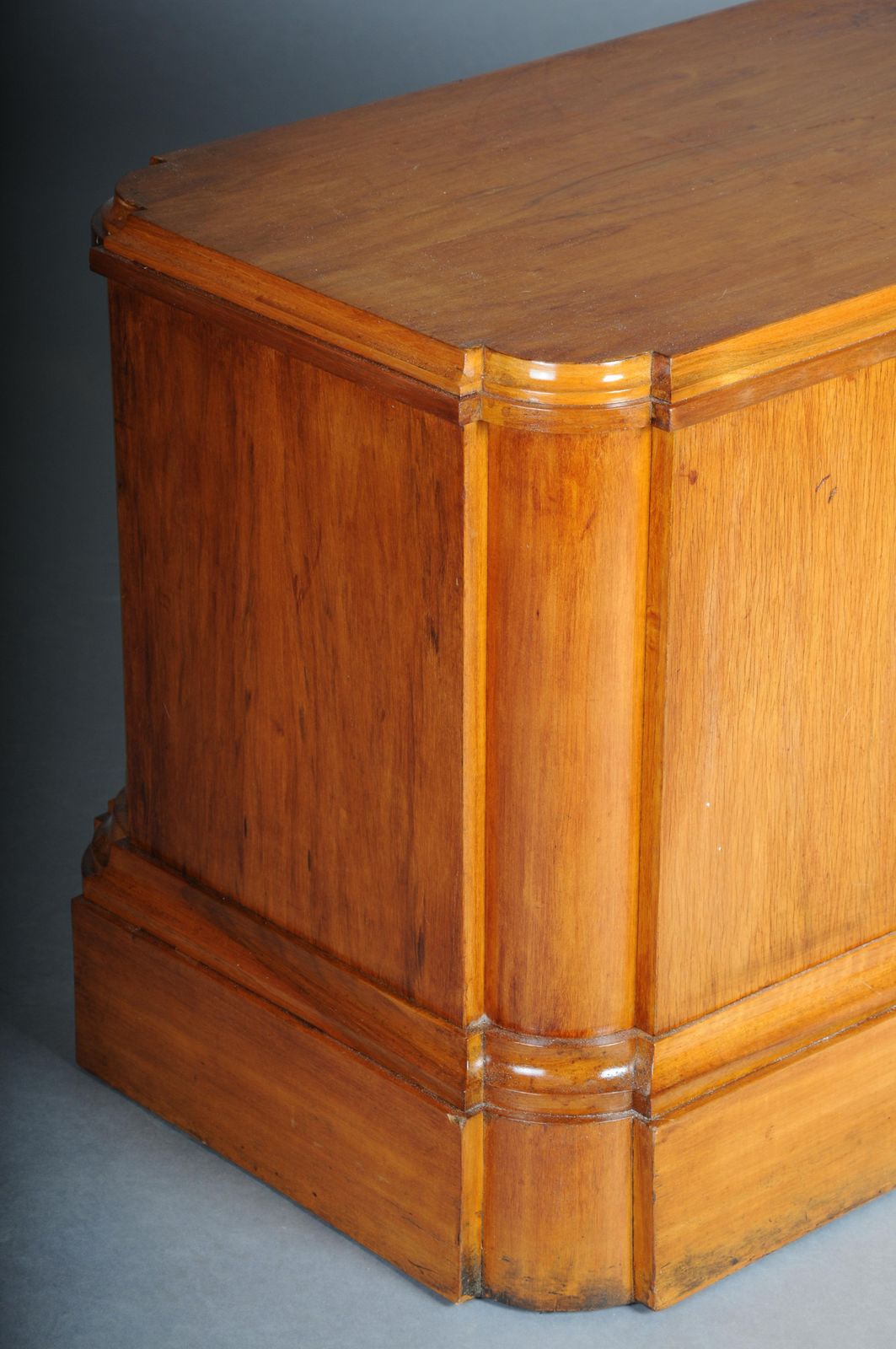 Pair (2) Museum Quality Wooden Pedestals From The Dresden State Art Collection photo vintage