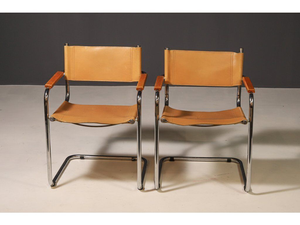 Pair Of Cantilever Tubular Steel Armchairs By Marcel Breuer, 1970´S photo furniture