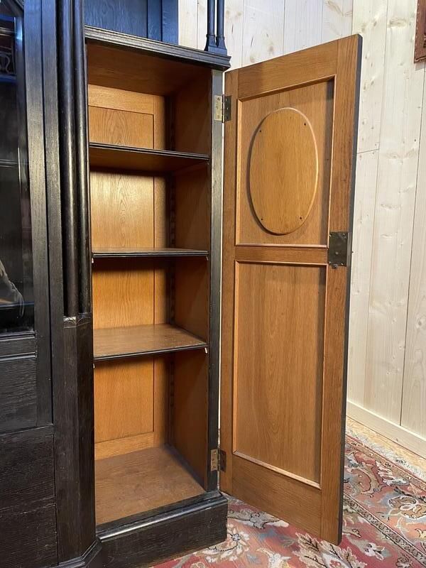 Vitrine   Armoire Napoléon III / Anglaise En Bois Noirci photo for sale