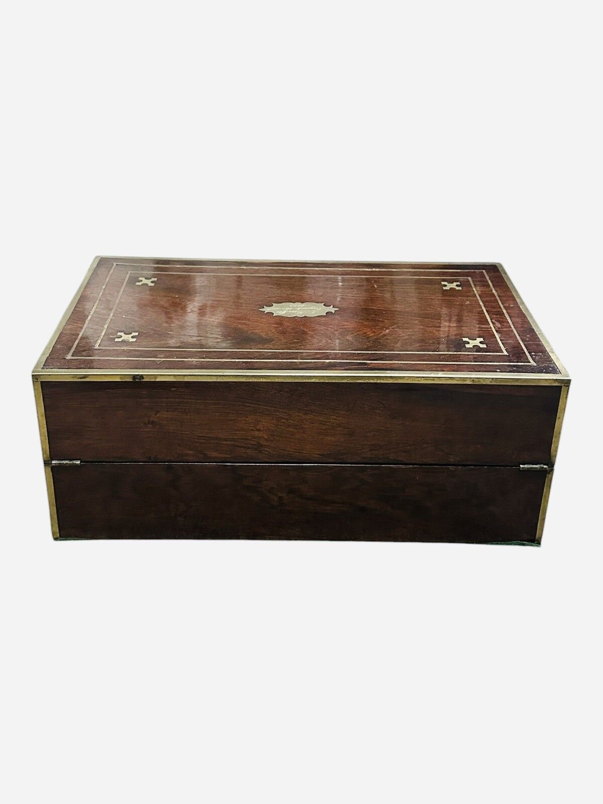 Superb Large Regency Writing Slope Box Campaign 1830 photo 495.0