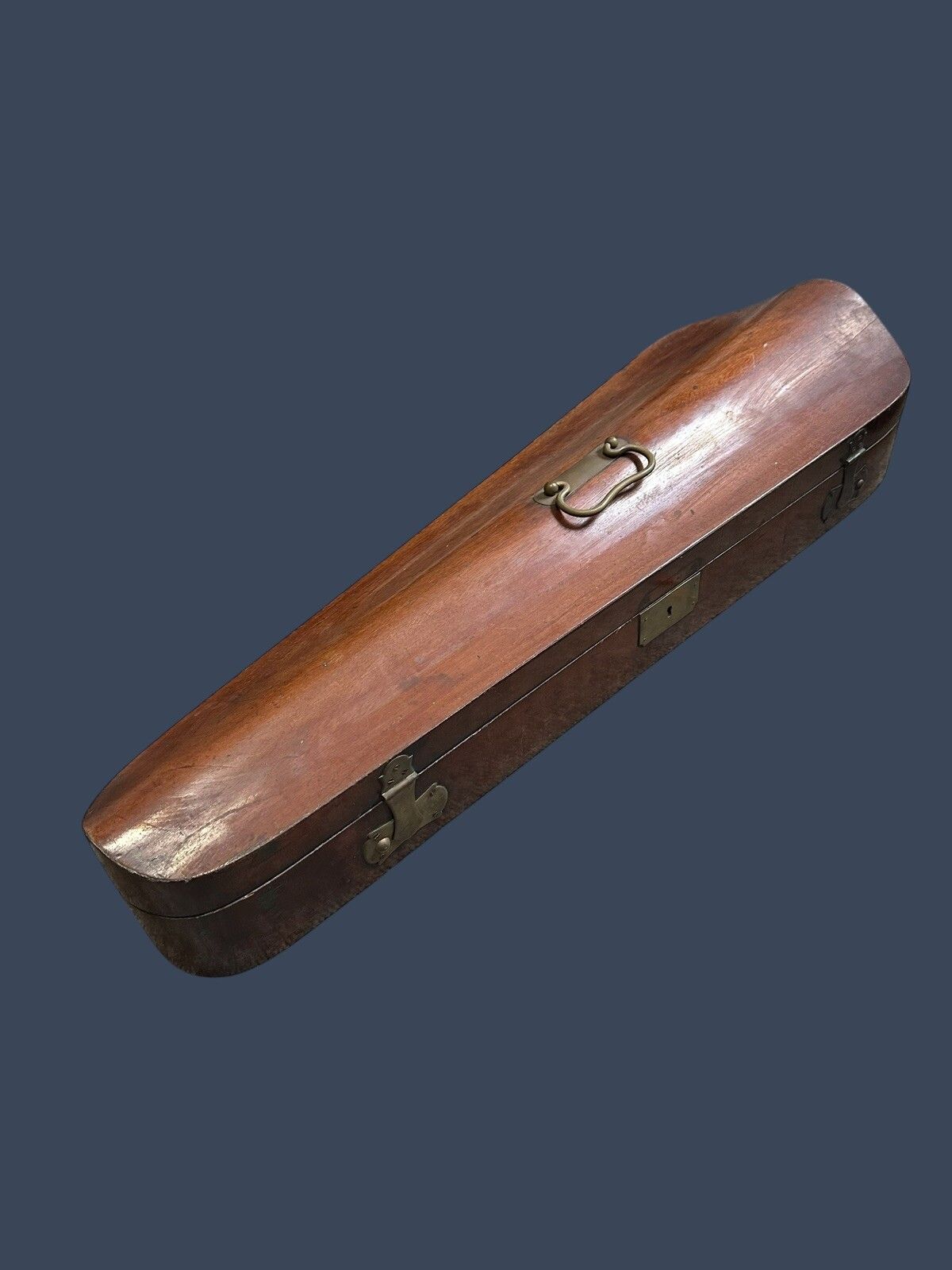 Stunning Victorian Antique Hardwood Violin Case