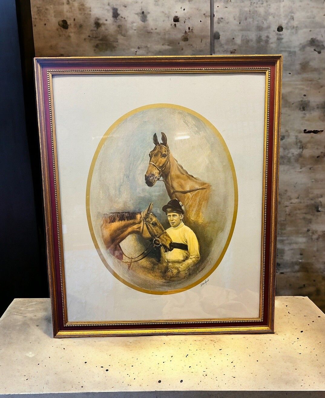 Susan Crawford (20th/21st Century) Studies Of Pat Taaffe And 'Arkle' Signed,