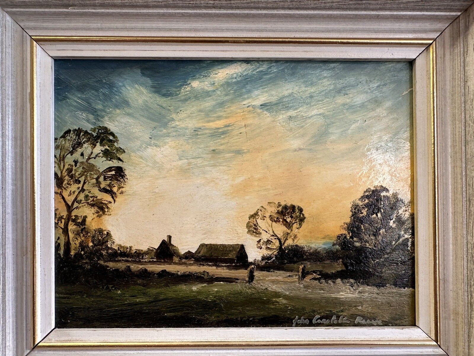 Suffolk Artist John Constable Reeve Oil Painting Mettingham Suffolk Landscape photo furniture