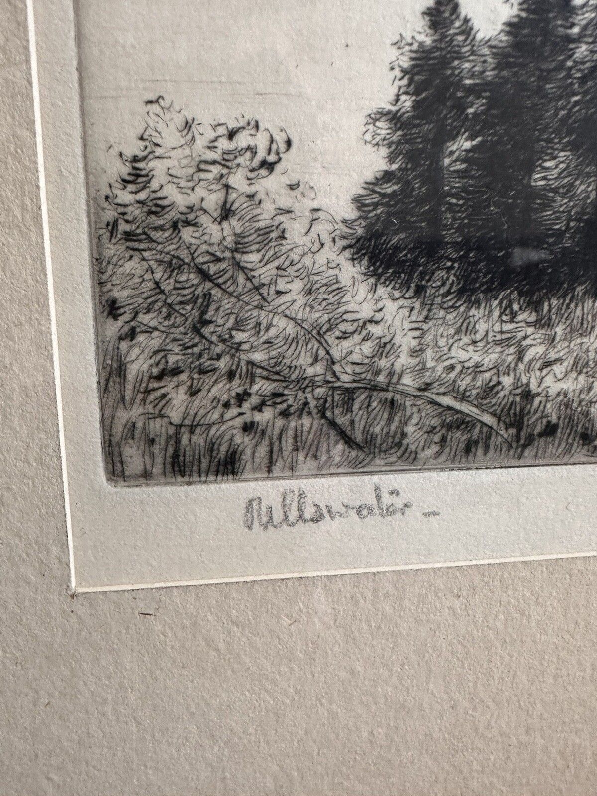 John Fullwood Ri Rba (1854 1931) Early 20th C Etching, Ullswater Signed photo for sale