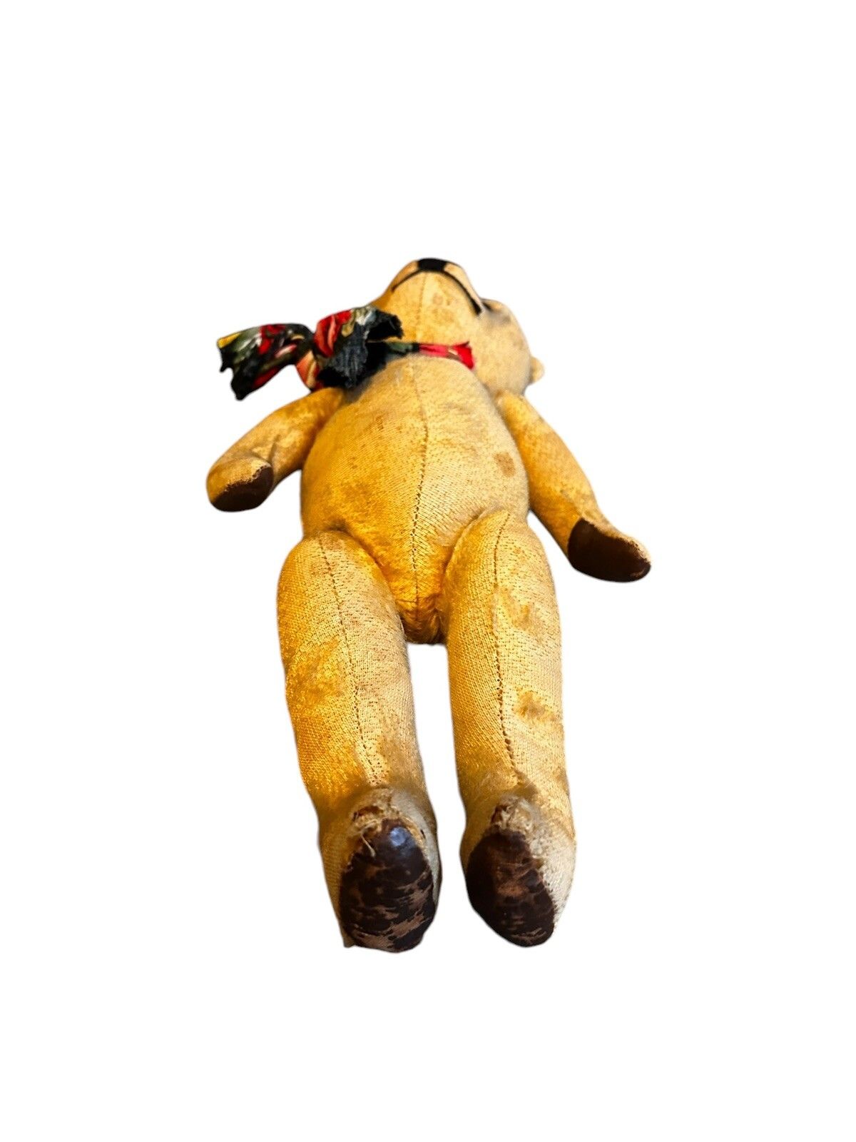 photo furniture 1930s/40s Straw Filled Jointed Teddy Bear 16”