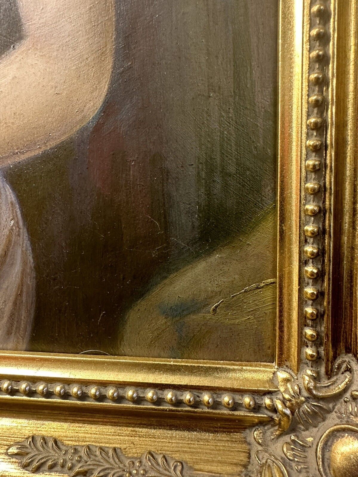 Vintage Original Oil On Board Of A Beautiful Lady 50cm By 40cm photo 125.0
