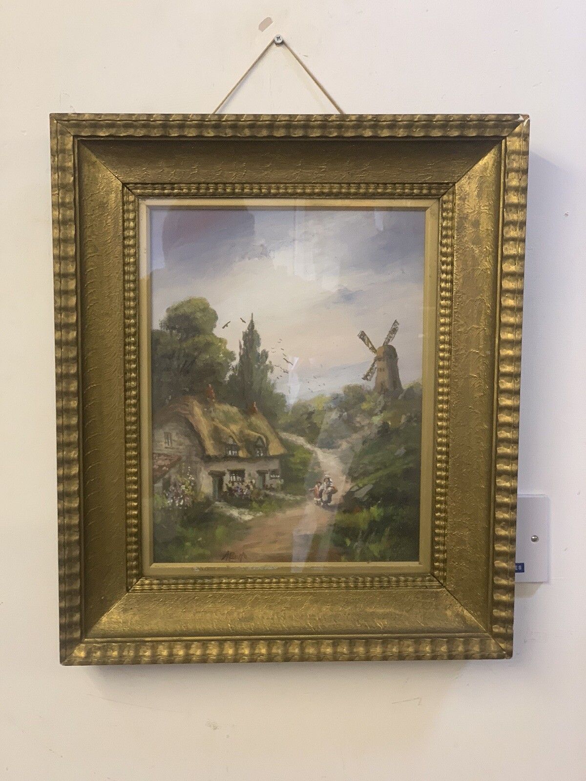 Antique 19th Century Dutch Oil Painting Signed By Artist Stunning photo buy