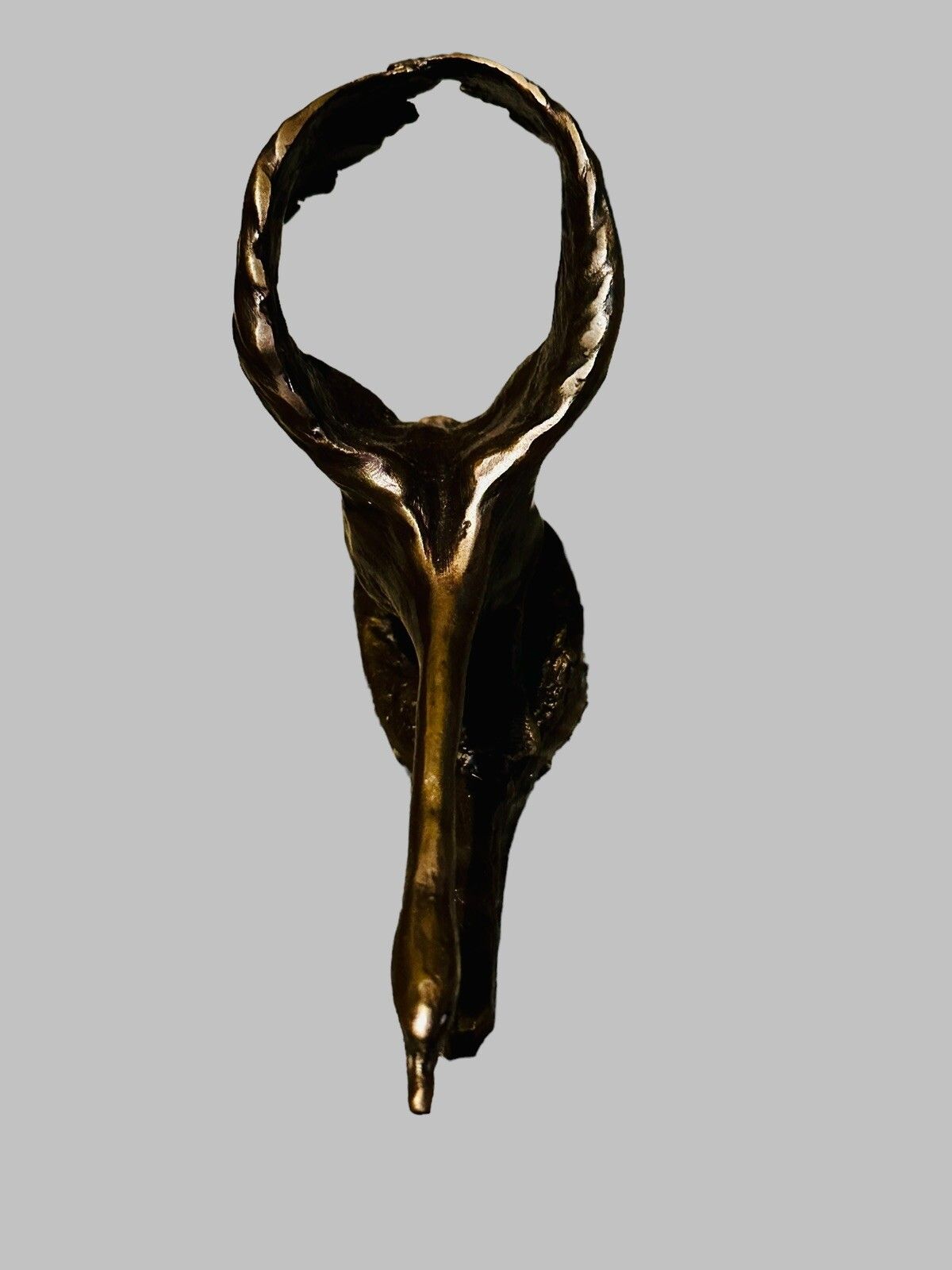 Fine Detail Bronze Car Bonnet Mascot Classic Car Automobile Enthusiast photo Home Decor