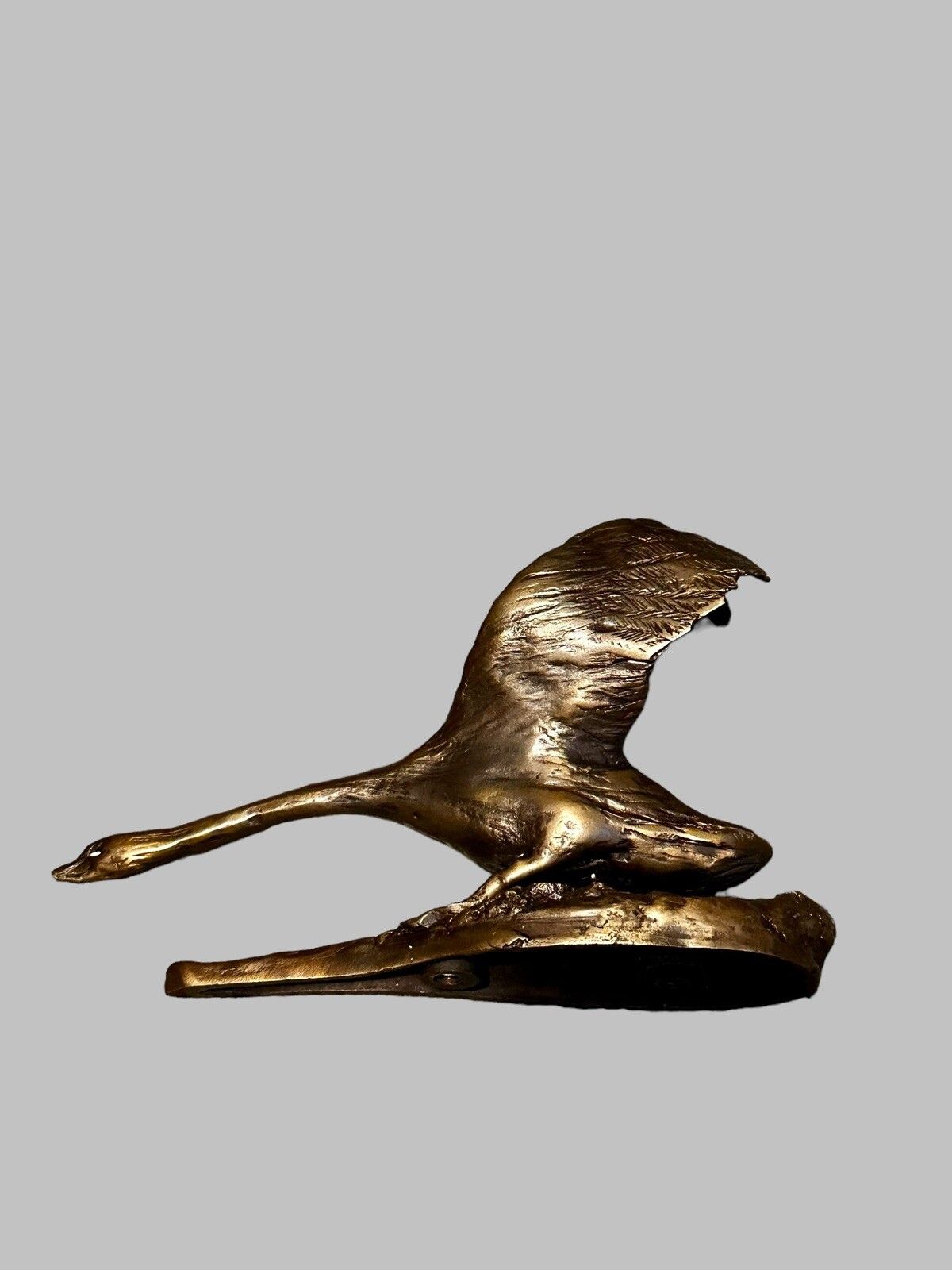 Fine Detail Bronze Car Bonnet Mascot Classic Car Automobile Enthusiast photo 120.0