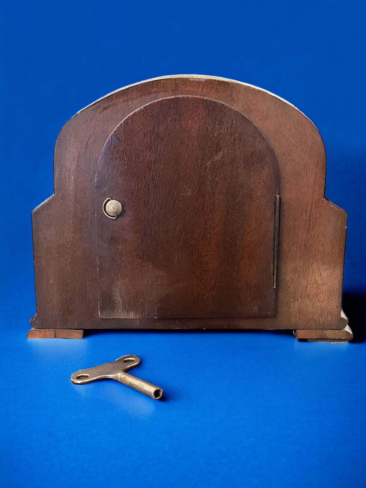 Beautiful Antique Garrard London Oak Mantle Striker Hammer Clock photo 150.0