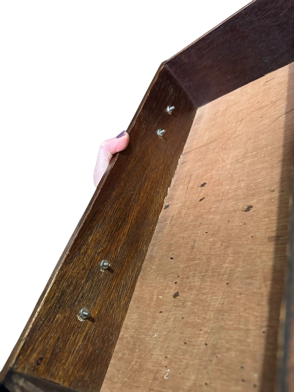photo for sale Antique Miniature Apprentice Tabletop Chest Of Drawers Graduated Drawers