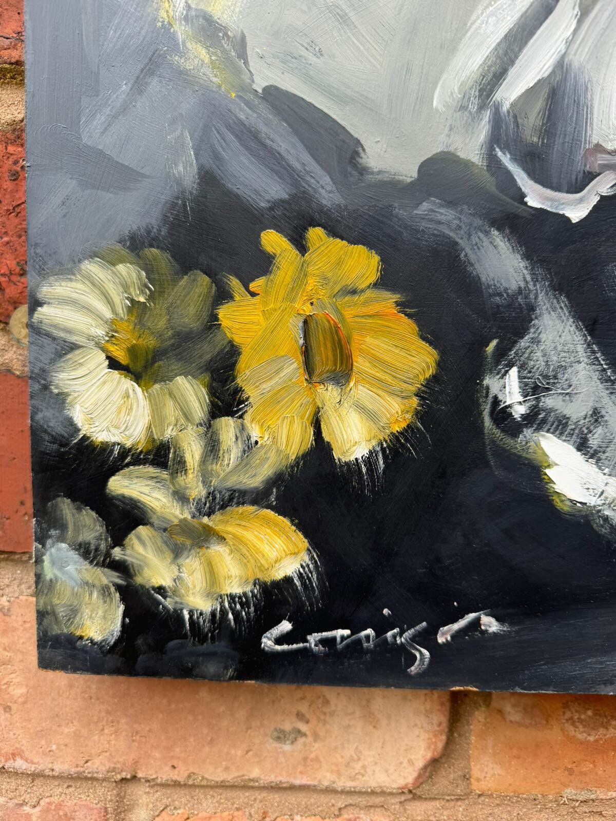 Cavan Corrigan Outstanding French Scene Oil Painting 40” By 30” photo for sale