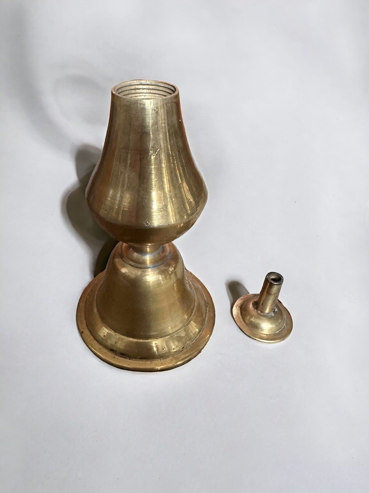 Antique Heavy Brass Nepalese Traditional Oil Lamp Nepal photo Lighting