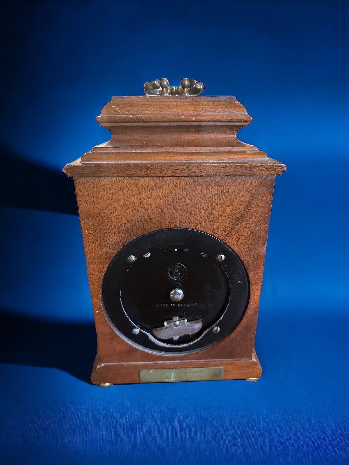 Miniature Bracket Clock By Elliott Of London Burr Walnut. Retailed By Garrard photo 220.0