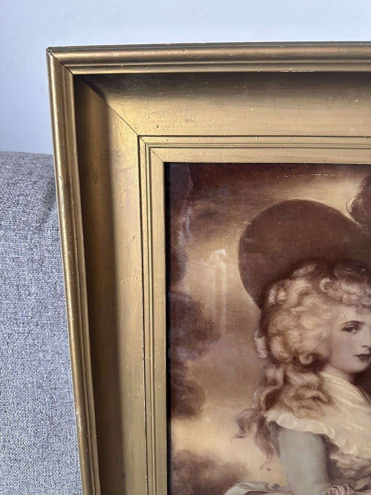 Framed Duchess Of Devonshire Georgia Spencer Reverse Glass Painting / Print photo buy