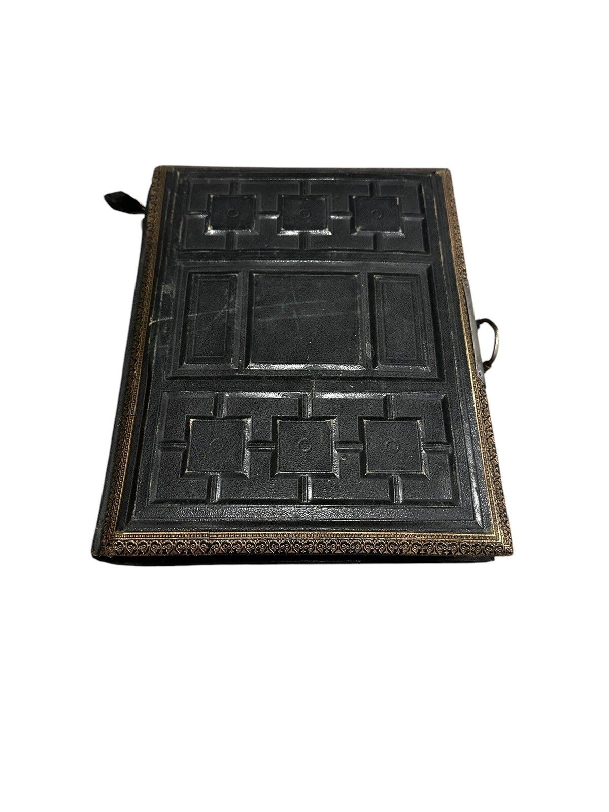 Victorian Leather Bound Photo Album