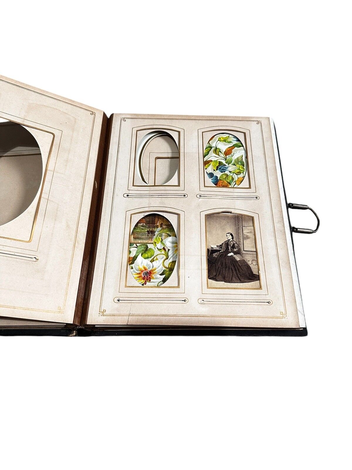 photo buy Victorian Leather Bound Photo Album