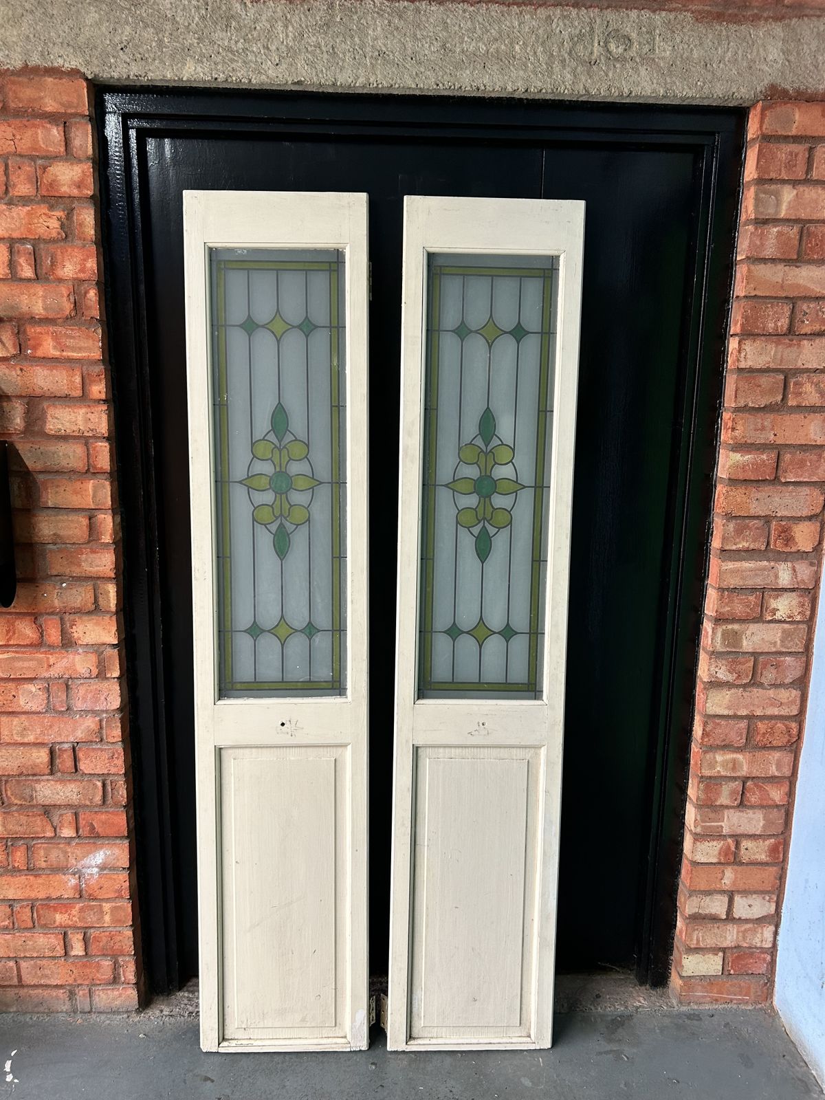 6 Mid Century Reclaimed French Doors   Wood And Glass Inserts (3 Pairs   Can Be Sold Separately) photo vinterior