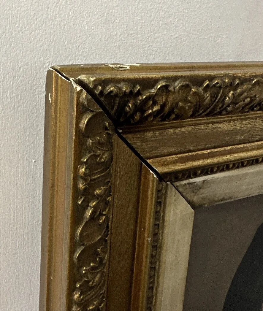 Vintage Antique Oleograph Laughing Cavalier Mounted In Gilt Wooden Frame photo 125.0