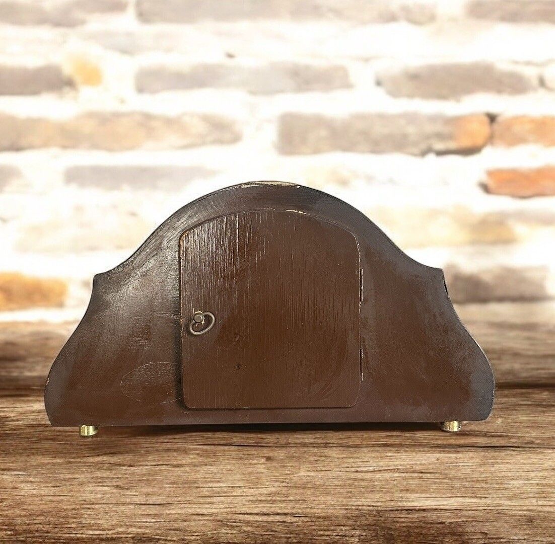 C1950’s German 'Bentima' Balance Wheel Mantel Clock With Westminster Chimes photo Home Decor