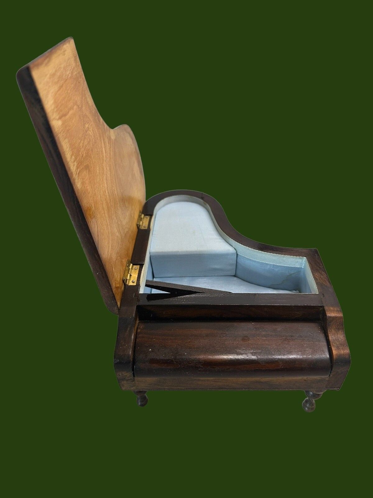 C1950’s 60’s Wooden Grand Piano Music Box Made In Italy Sorento Chopin A photo for sale