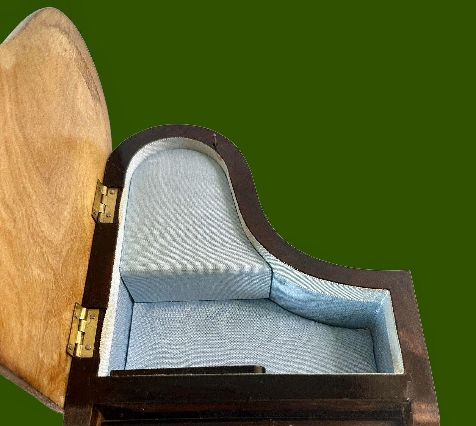 C1950’s 60’s Wooden Grand Piano Music Box Made In Italy Sorento Chopin A photo Home Decor