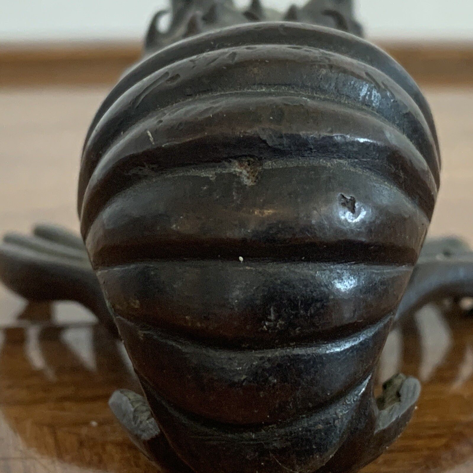 Fine Japanese Meiji Period Bronze Crayfish Lobster Prawn Figure photo vintage