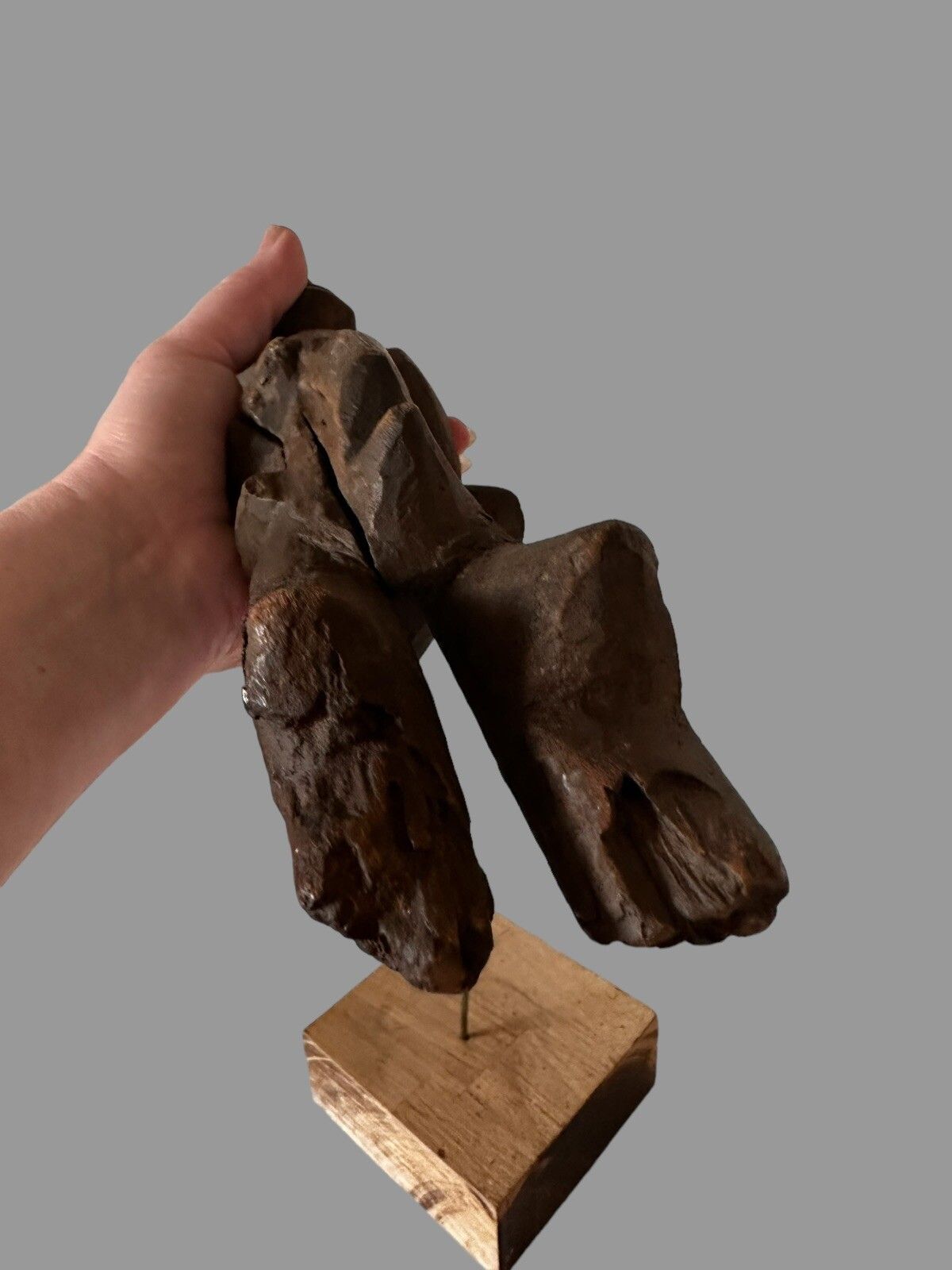 Antique Wooden Primitive Tribal Figure photo vinterior