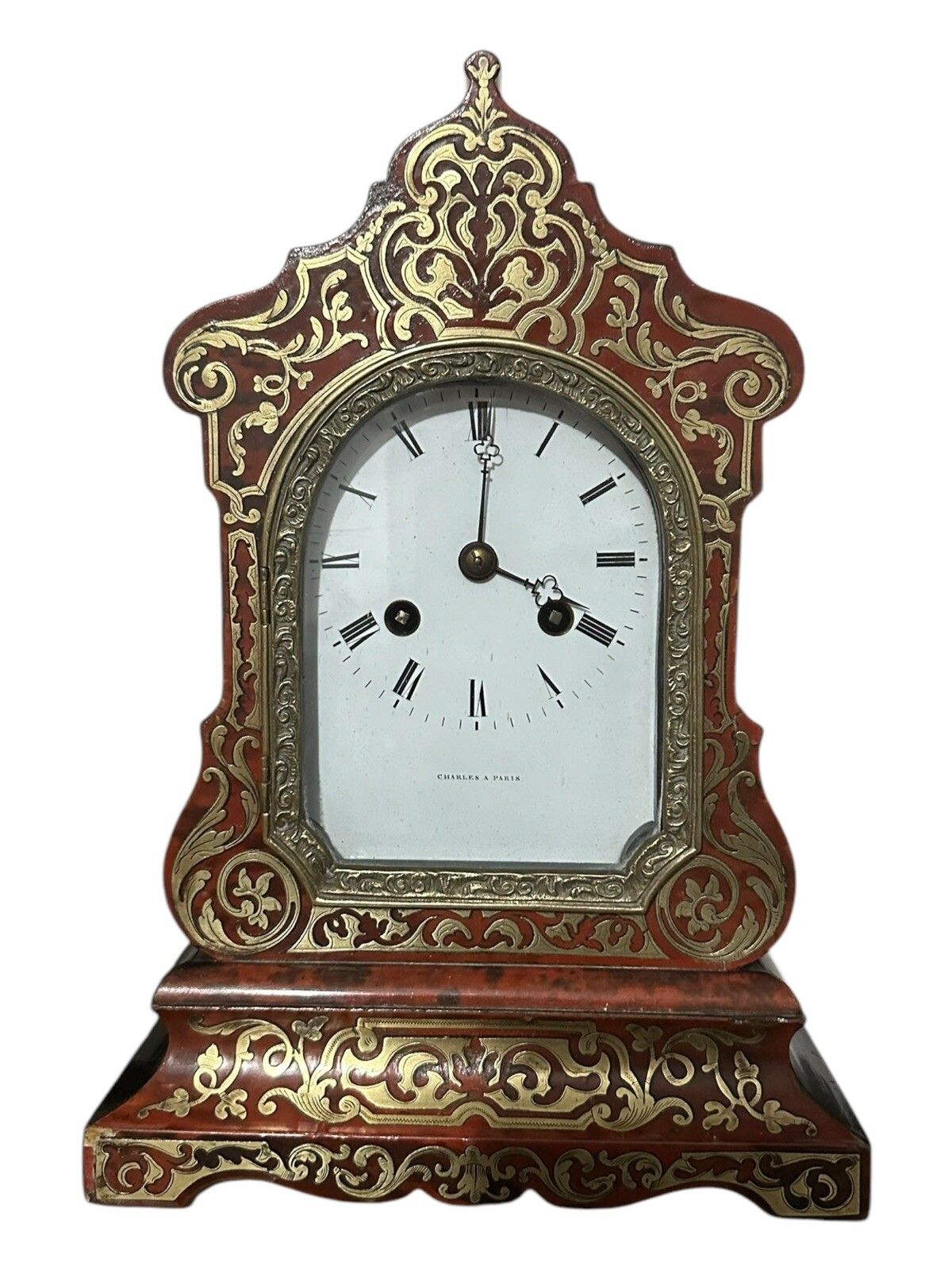 Outstanding Boulle Mantel Clock By Leroy Of Paris, Mid 19th Century photo furniture