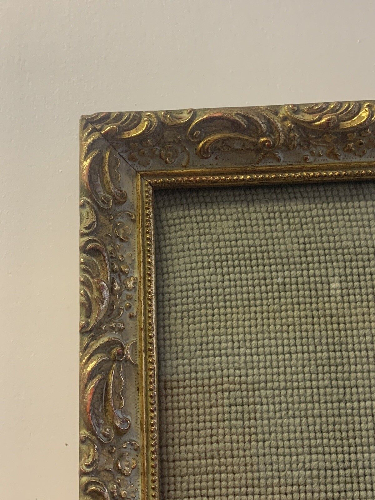 Antique Victorian C1880 Framed Glazed Tapestry   66 X 46cm photo Art