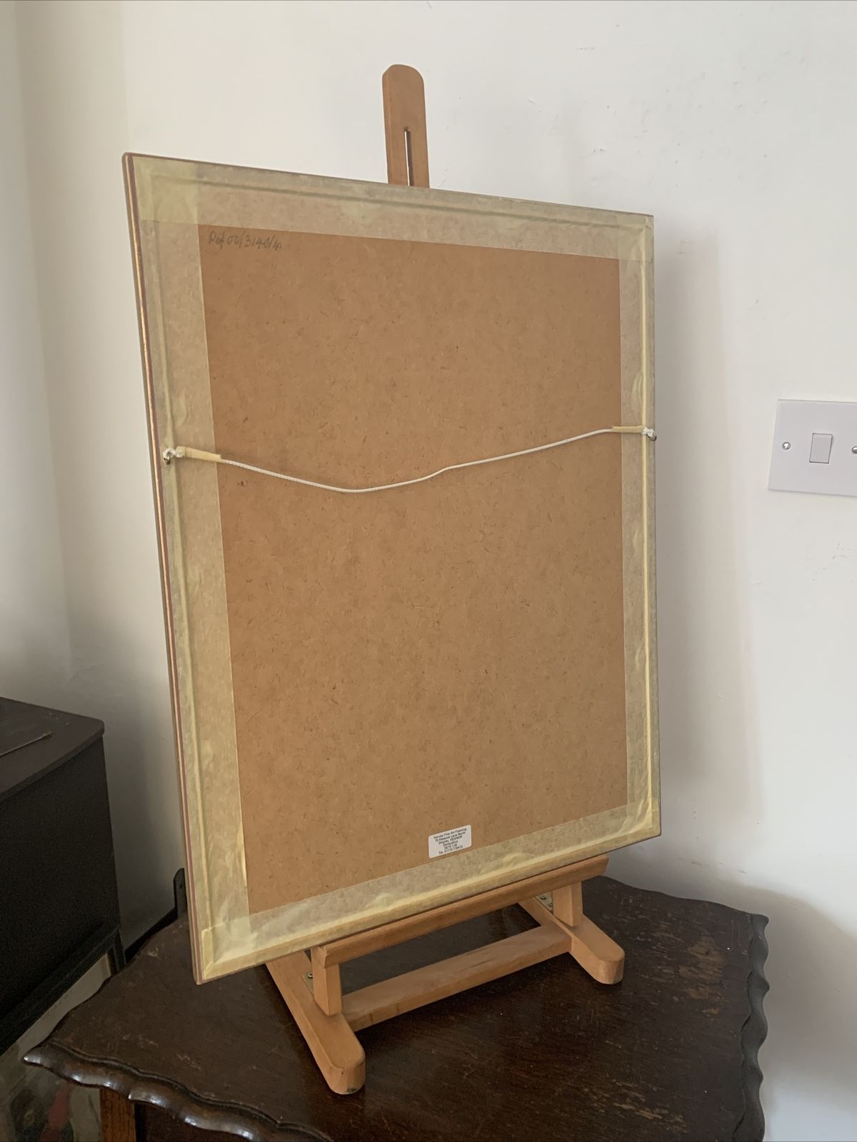 Vintage Framed Glazed Still Life Botanical Large Print Signed By Artist 56x44cm photo vinterior