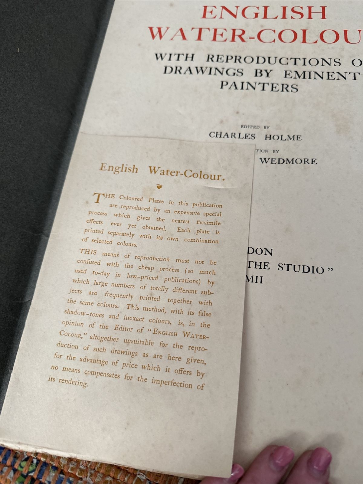 photo for sale English Water Colour Reproductions Of Drawings By Eminent Painters 8 Vol